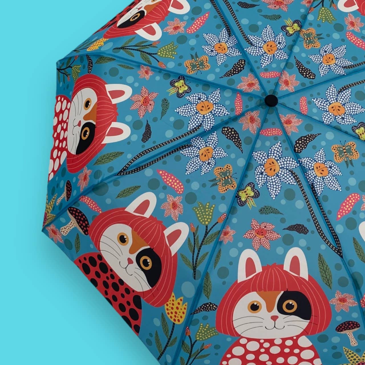 Yayoi Kusameow  Kusama Kitty Cat Umbrella