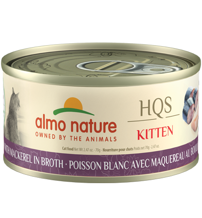 Almo Nature - HQS Natural Can Kitten Food in broth  (2.4oz can)