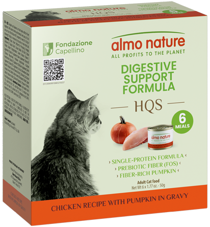 Almo Nature - HQS Digestive Support Formula 6pk Meals