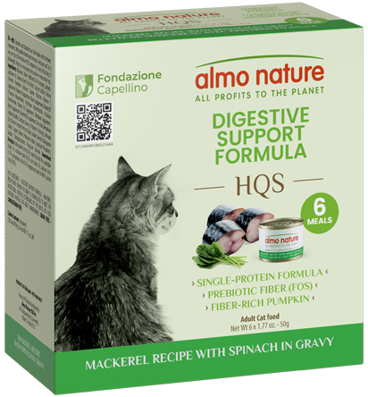 Almo Nature - HQS Digestive Support Formula 6pk Meals