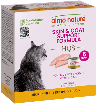 Almo Nature - HQS Skin & Coat Support Formula 6pk Meals