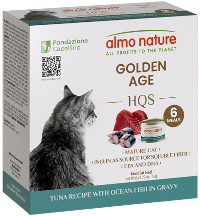 Almo Nature - HQS Golden Age / Immune Support Formula 6pk Meals