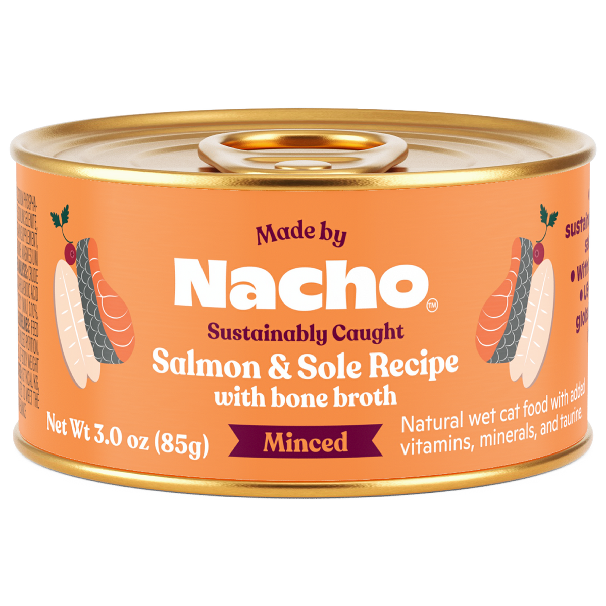 Made by Nacho - Minced Cat Food in bone broth 3oz