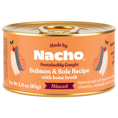 Made by Nacho - Minced Cat Food in bone broth 3oz