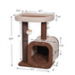 Catry Isla Cat Tree with Condo and Paper Rope Scratch Post