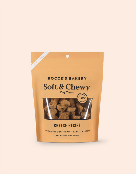 Bocce's Bakery Cheese Recipe Soft & Chewy Treats