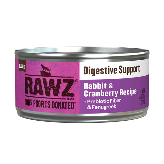 RAWZ - Digestive Support Rabbit & Cranberry (5.5oz Can)