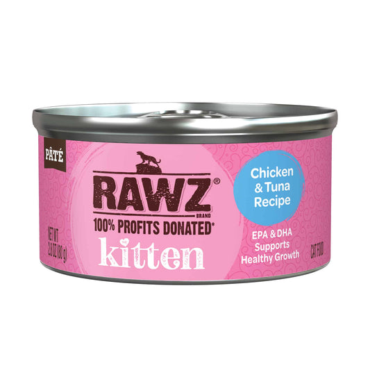 RAWZ - Paté Kitten Food (2.8oz can)