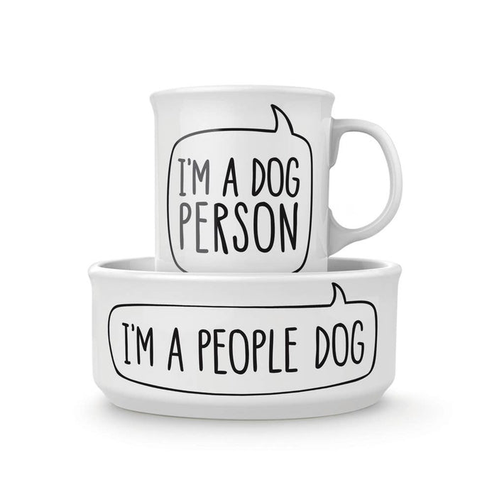 Howligans - Ceramic Mug & Dog Bowl Gift Box Set