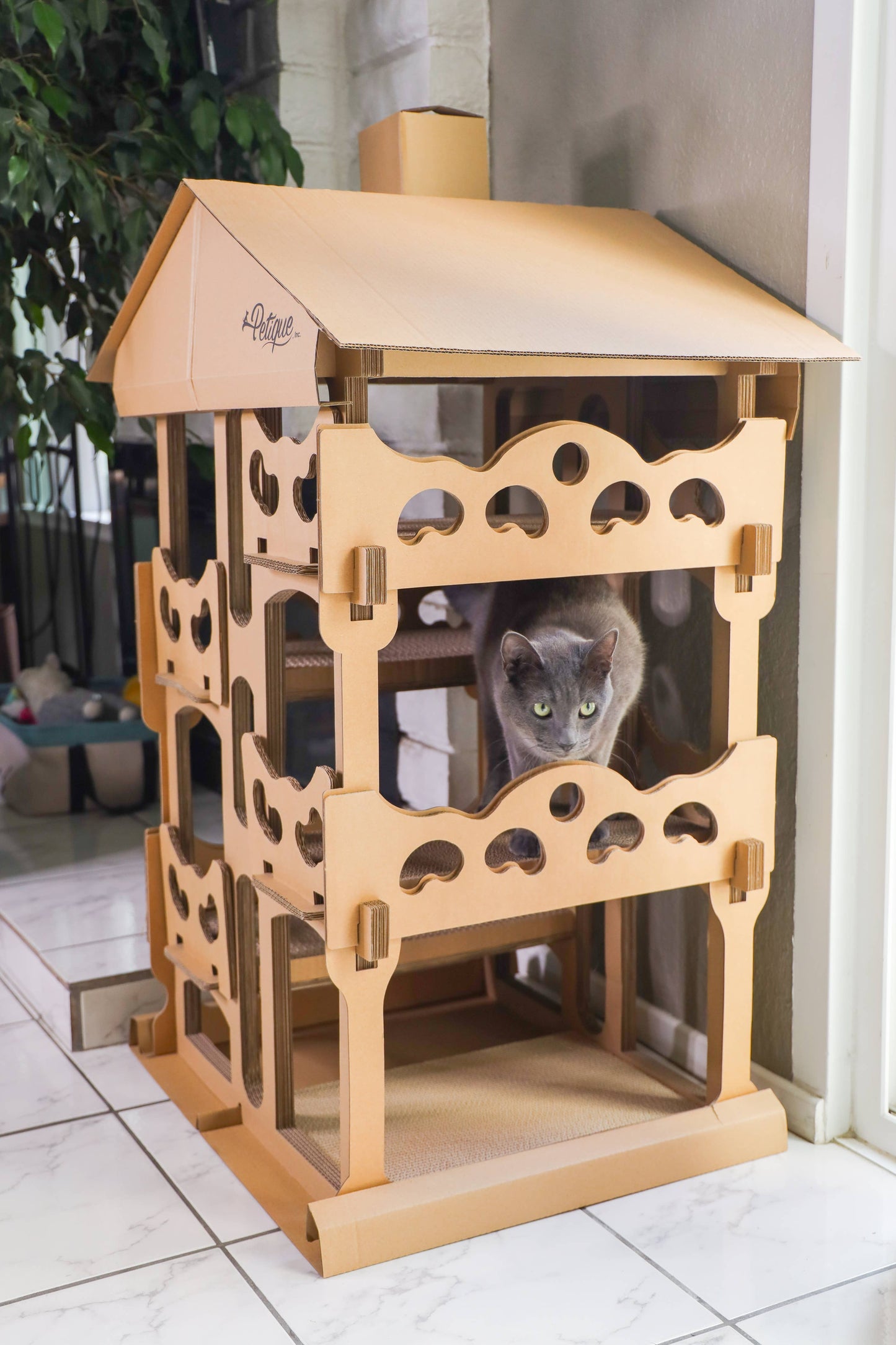 Feline Chateau Cat House