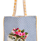 Luxuriant Princess Cat W/Jewels Tote Bag