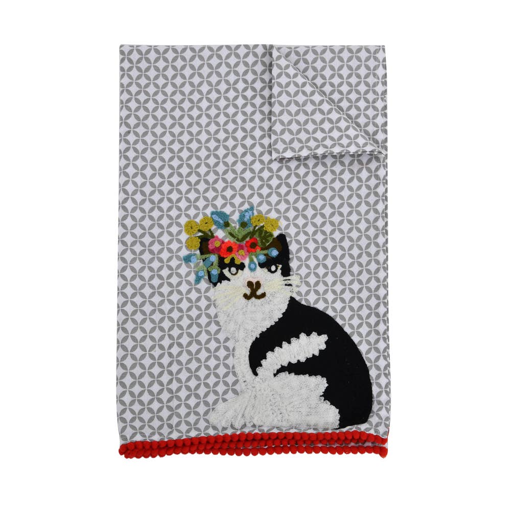 New Cats in the Block Tea Towel