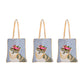 Luxuriant Princess Cat W/Jewels Tote Bag