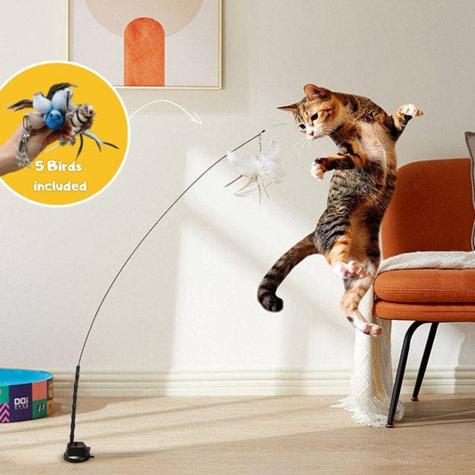 Leo's Paw - Interactive Bird Simulation Cat Toy Set