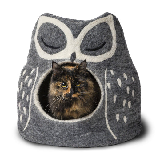 Owl Wool Pet Cave