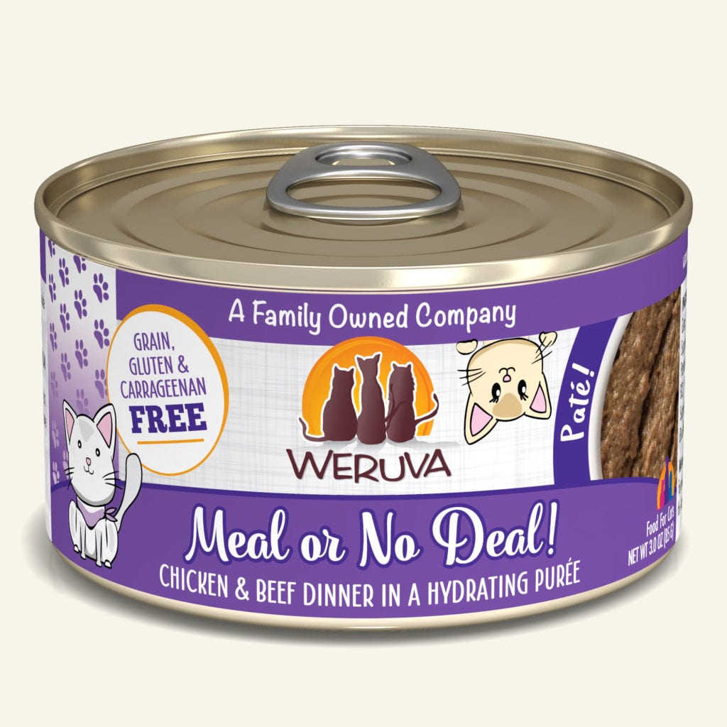 Weruva Cat Patés Dinner in a Hydrating Purée 5.5 oz. Cans