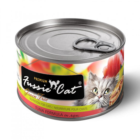 Fussie Cat - Premium Grain Free Cat Food Tuna Formula in Aspic 5.5oz