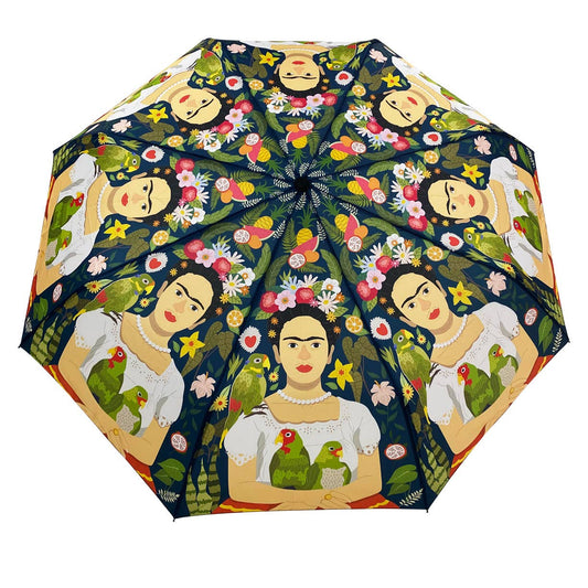 Naked Decor - Frida Kahlo and her Parrots Umbrella