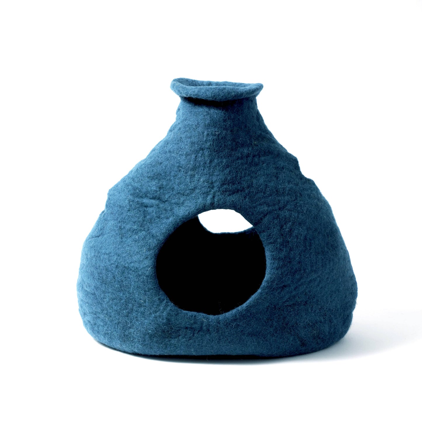 Purr-a-Boo Wool Pet Cave