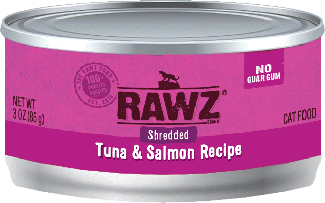 RAWZ Shredded Gum Free Cat Food ( 3oz. Cans )