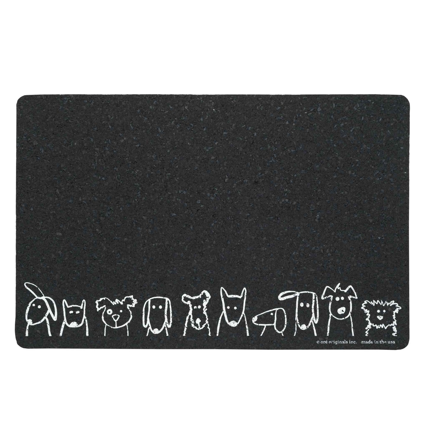 Rectangle Recycled Rubber Placemats