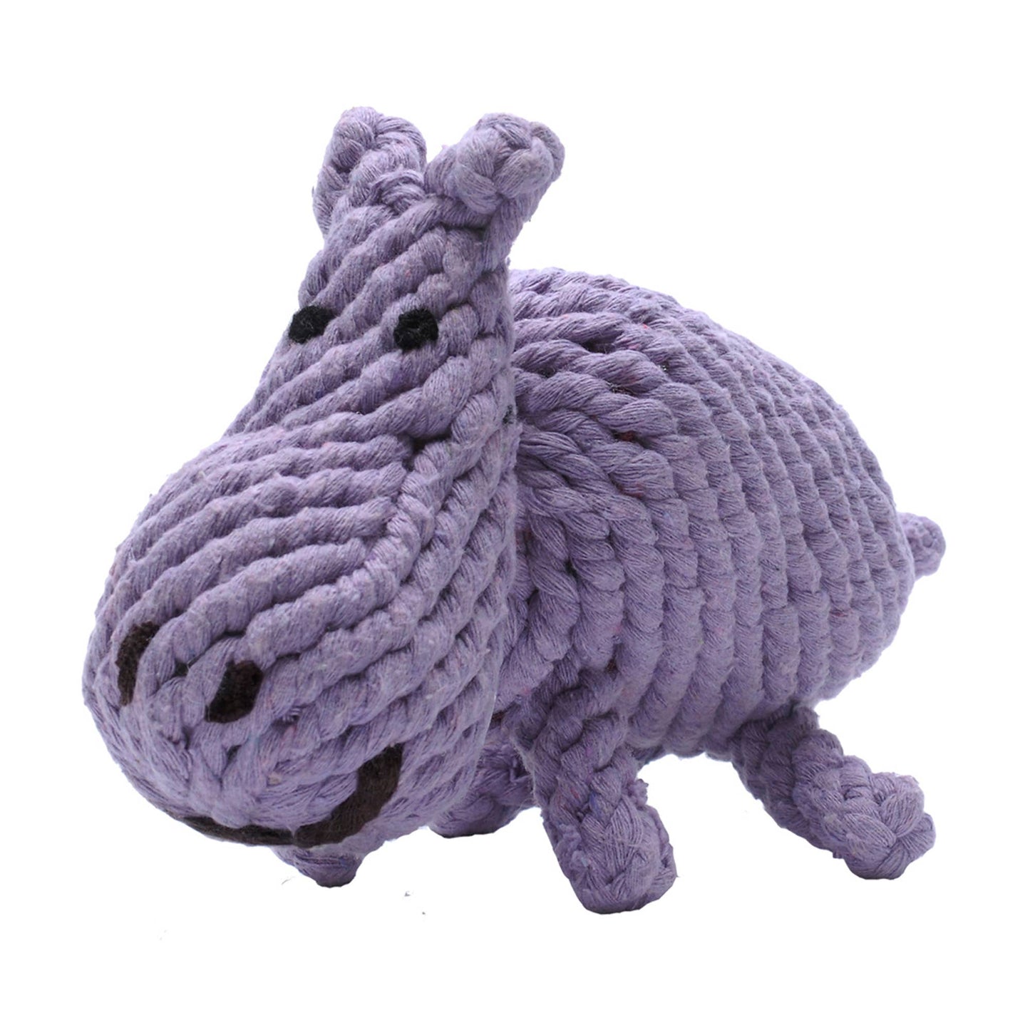 Jax & Bones Hippo Rope Dog Toy - Jumbo