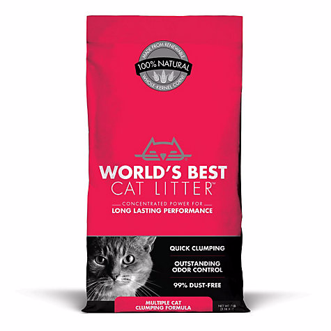 World's Best Multiple Cat Clumping Formula Cat Litter 8lb
